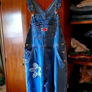 Vintage Revolt flower patch overalls